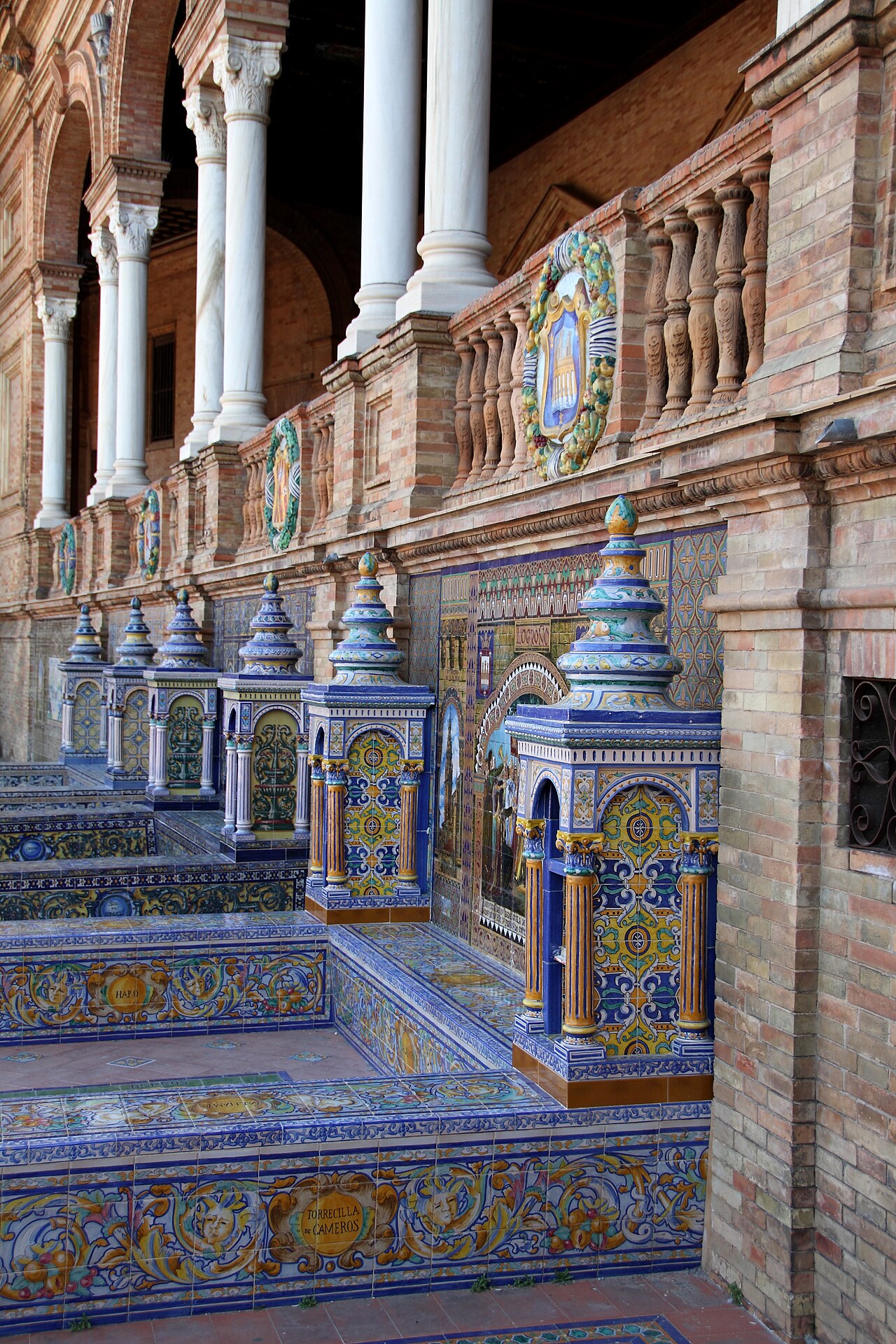 La Plaza de España en Sevilla, España