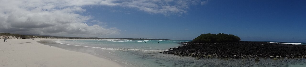 La playa de Tortuga Bay en Santa Cruz, Galápagos