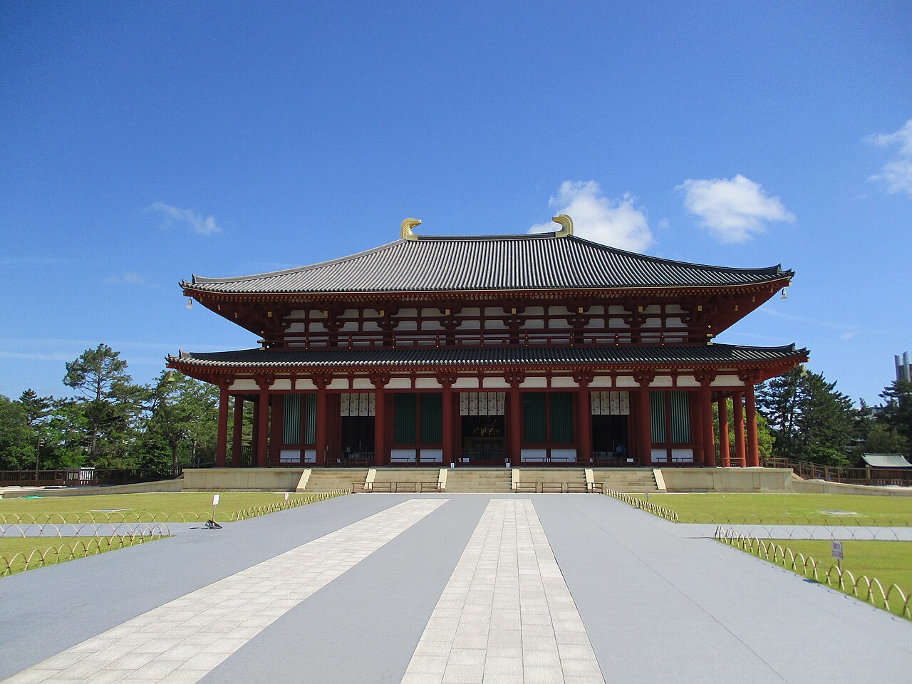 El salón central Chukondo de Kofuku-ji