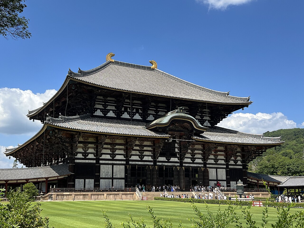 El gran salón Daibutsuden del templo Todai-ji de Nara, fotografía de 2024